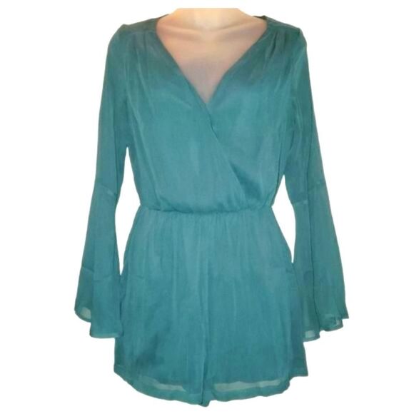 Leith bell sleeve romper sz xs - Picture 2 of 6